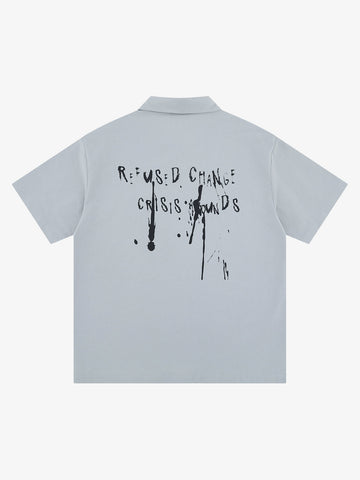 Dark Graphic Short Sleeve Shirt