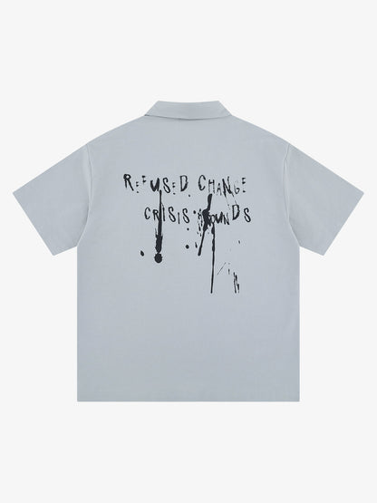 Dark Graphic Short Sleeve Shirt