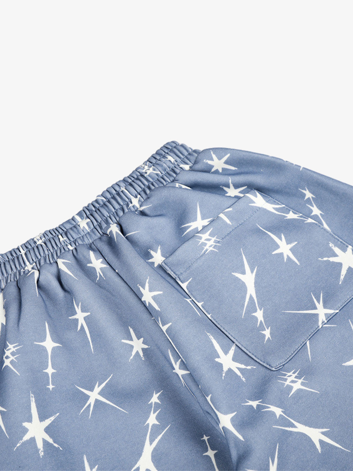 All-Over Star Pleated Baggy Sweatpants