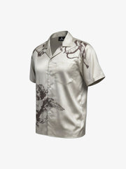Cupid Angel Sketch Camp Collar Boxy Shirt 