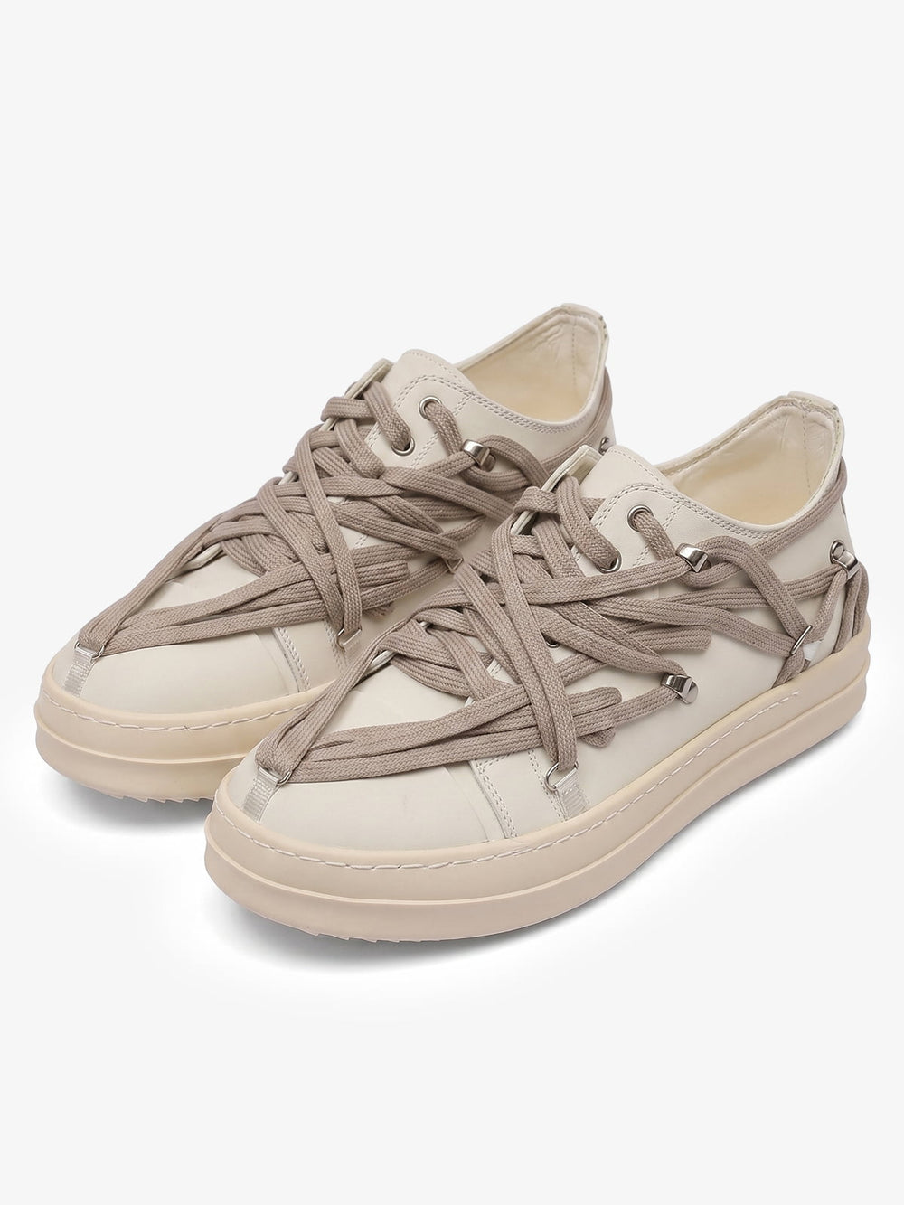 Five-Point Star Lace-Up Sneakers