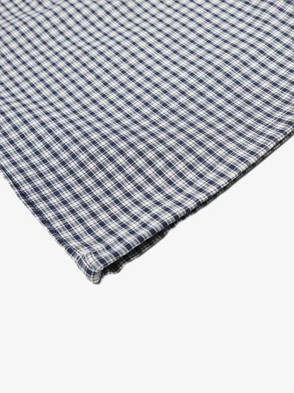 Checkered Wide-Leg Pants with Asymmetrical Panel Detail 