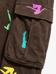 Girl Graphic Wide-Leg Pocket Sweatpants
