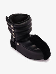 Faux-Fur Trim Padded Platform Snow Boots