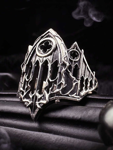 Gothic Armor Open Ring Adjustable 