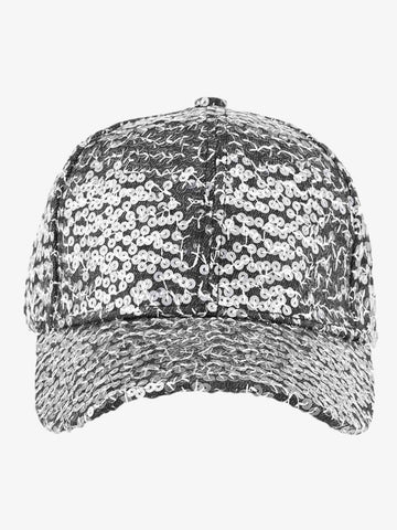 Embroidered Sequin Baseball Cap
