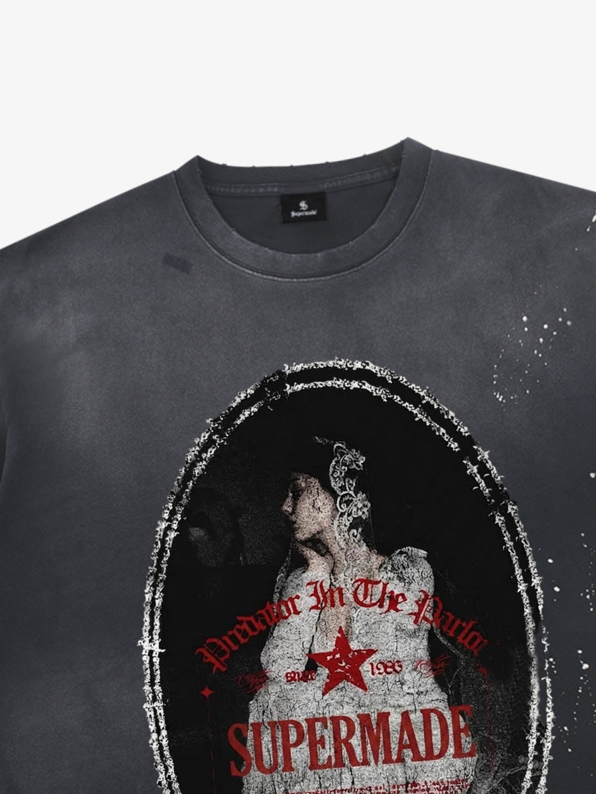 Man in the Mirror Splatter Graphic Tee