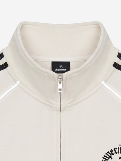 Reflective Stripe Logo Embroidered Tracksuit