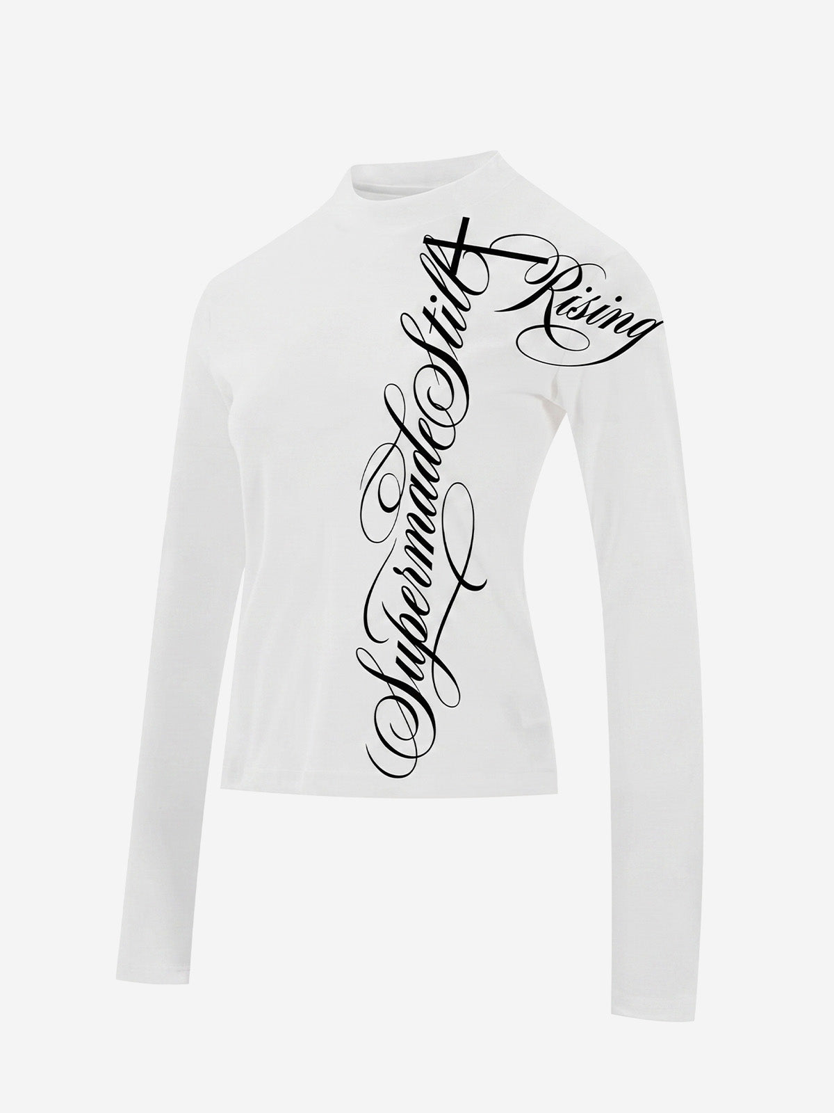 Vertical Letter Graphic Long Sleeve Tee