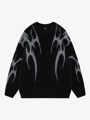 Jacquard Knit Sweater