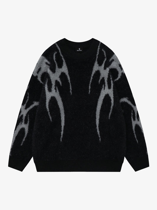 Jacquard Knit Sweater
