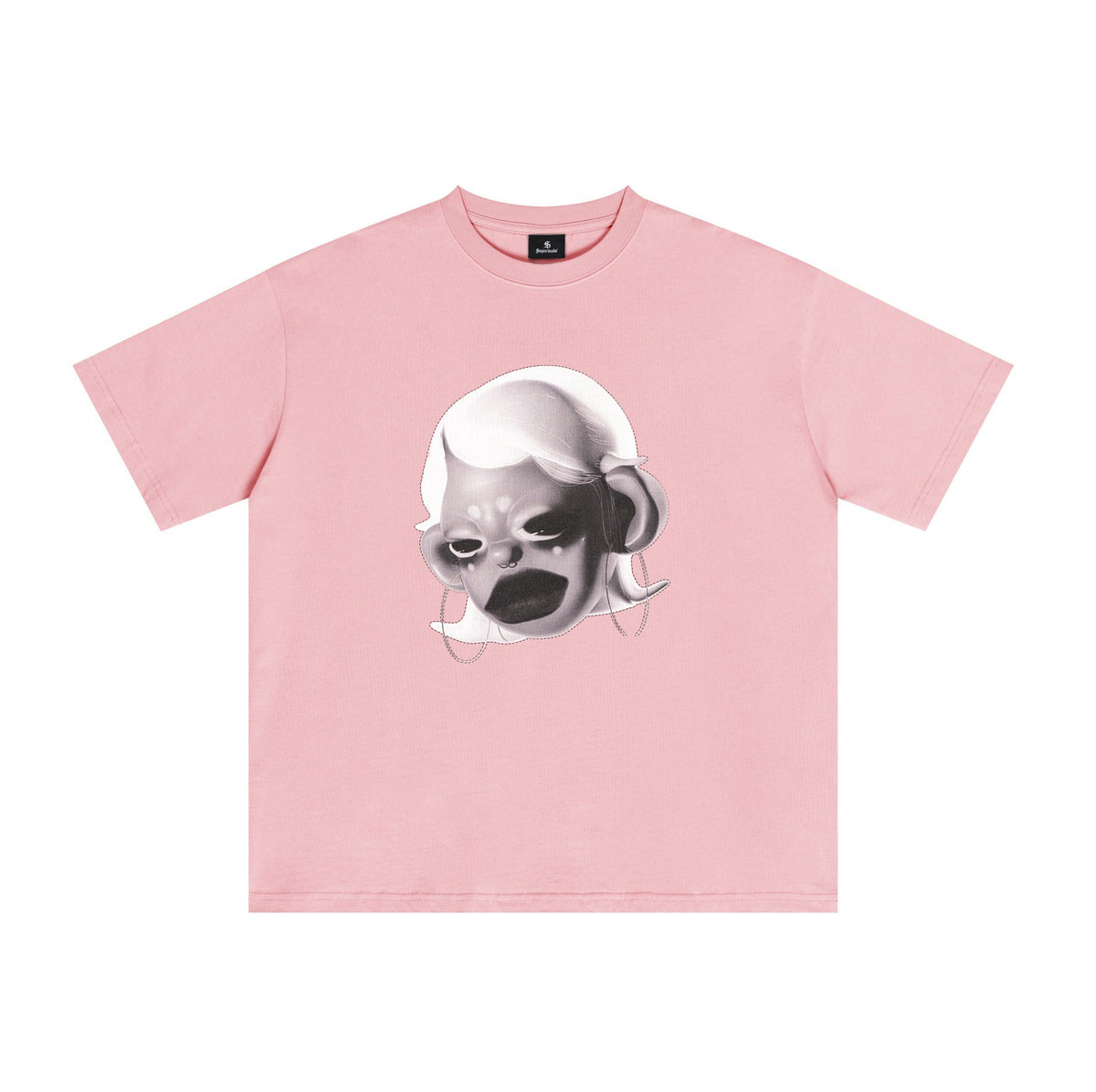 Streetwear Portrait Graphic T-Shirt