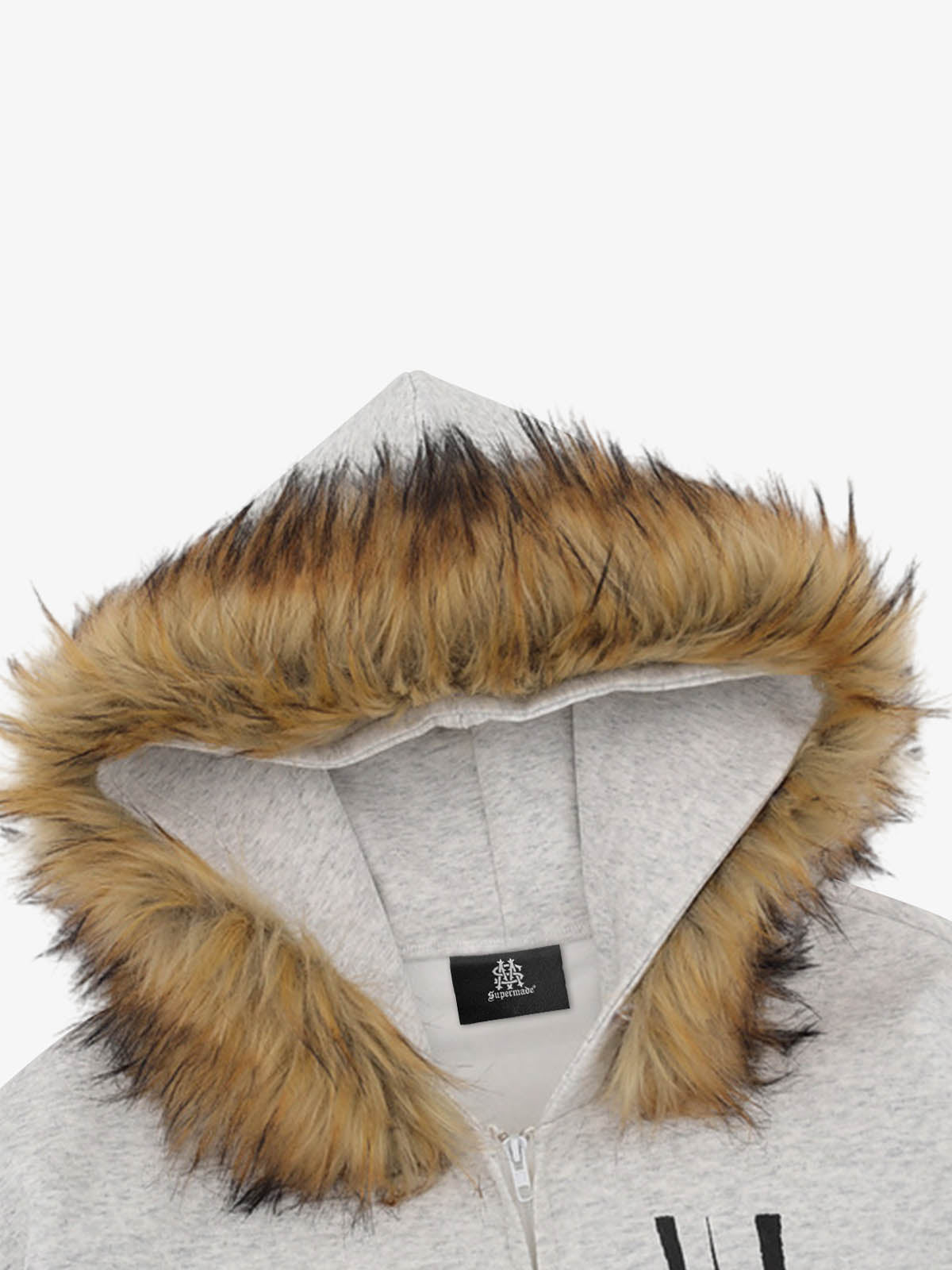 Stylish Hooded Jacket with Faux Fur Trim for Winter and Casual Wear 