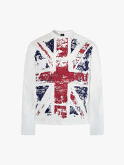 Langarmshirt mit Union-Jack-Grafik