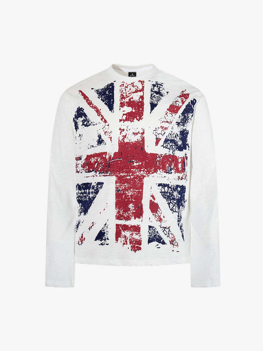 Union Jack Graphic Long Sleeve Tee