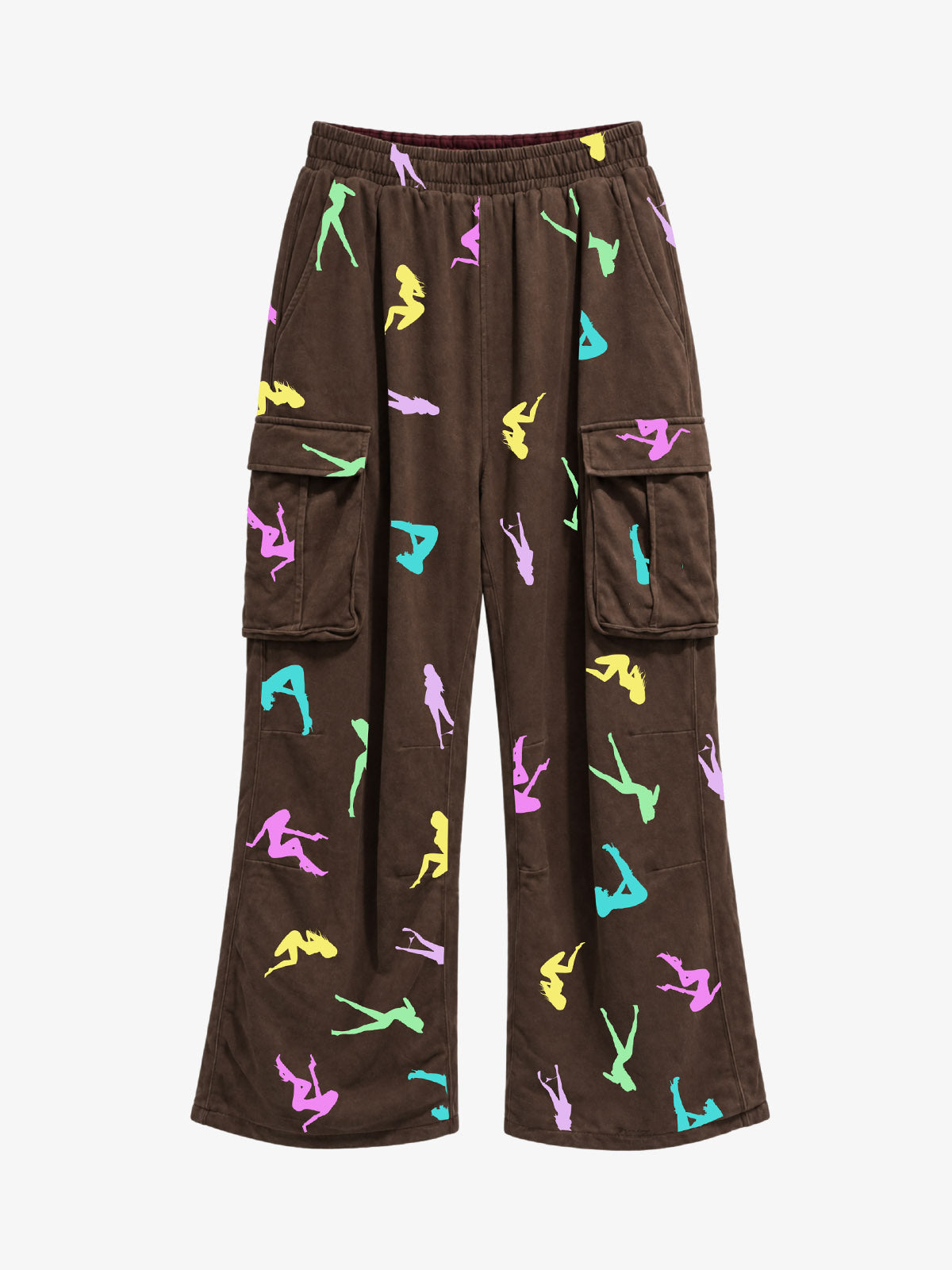 Girl Graphic Wide-Leg Pocket Sweatpants