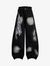 Plissee-Scimitar-Jeans