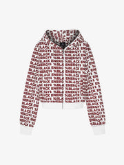 All-Over Letter Graphic Hoodie