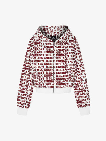 All-Over Letter Graphic Hoodie