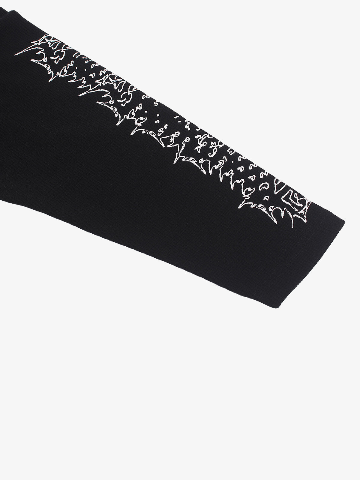 Studded Graphic Waffle Long Sleeve Tee