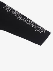 Studded Graphic Waffle Long Sleeve Tee