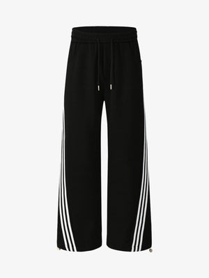 Striped Loose Drape Pants 