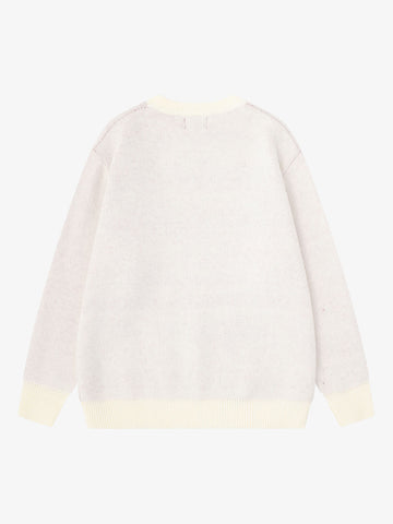 Dark Skull Jacquard Knit Sweater