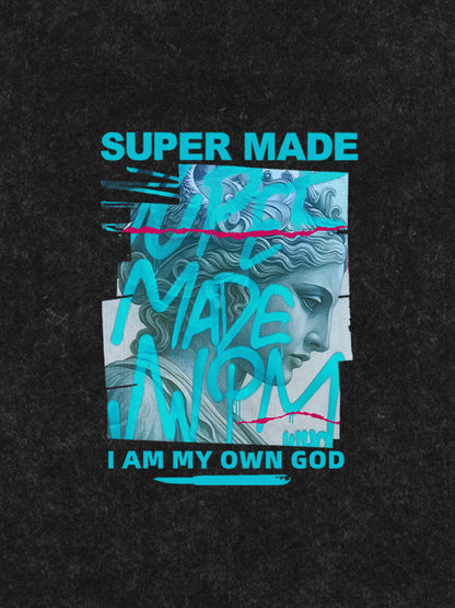 SUPERMADE Art graffiti pattern T-shirt 