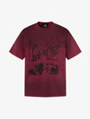 Grunge Faded Photo Print T Shirt