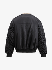 Neutral Cotton-Padded Coat
