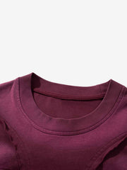 Distressed Washed Pocket Workwear Sweatshirt