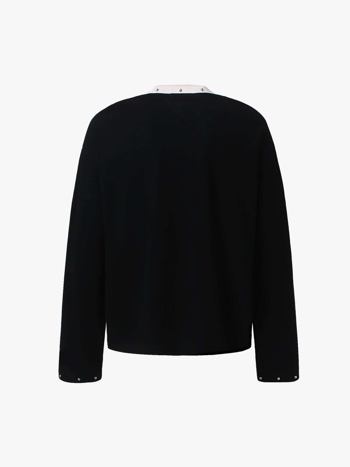 Studded Mouth Graphic Waffle Long Sleeve Tee