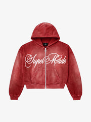 Washed Distressed Graphic Sweat Set