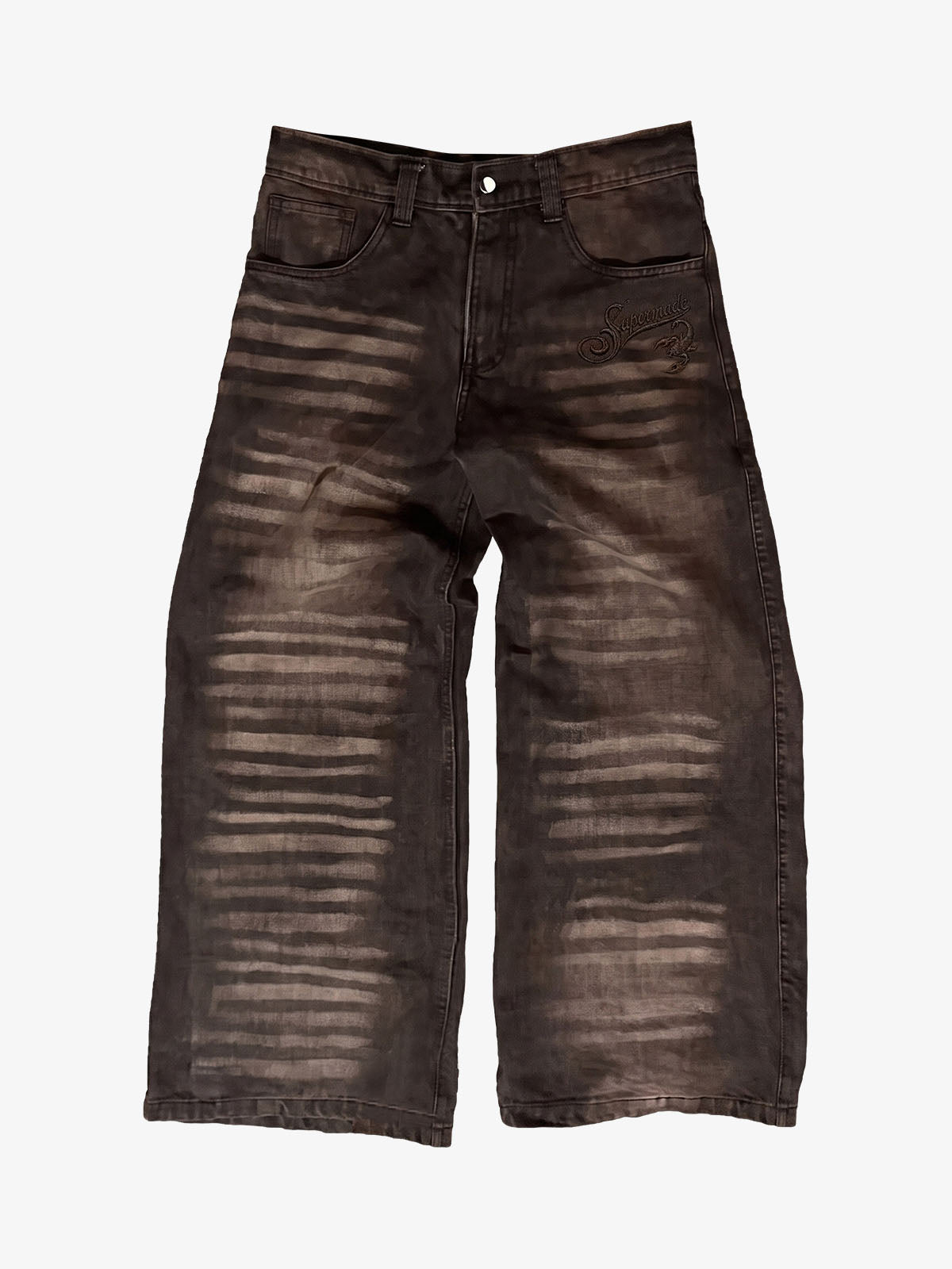 Scorpion Embroidered Jeans