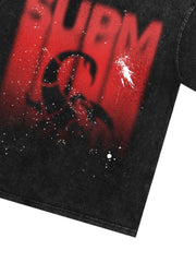 Washed Scorpion Spray Graphic T-Shirt 