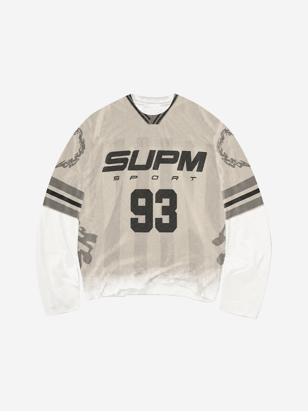 3D Graphic Jersey Long Sleeve Tee