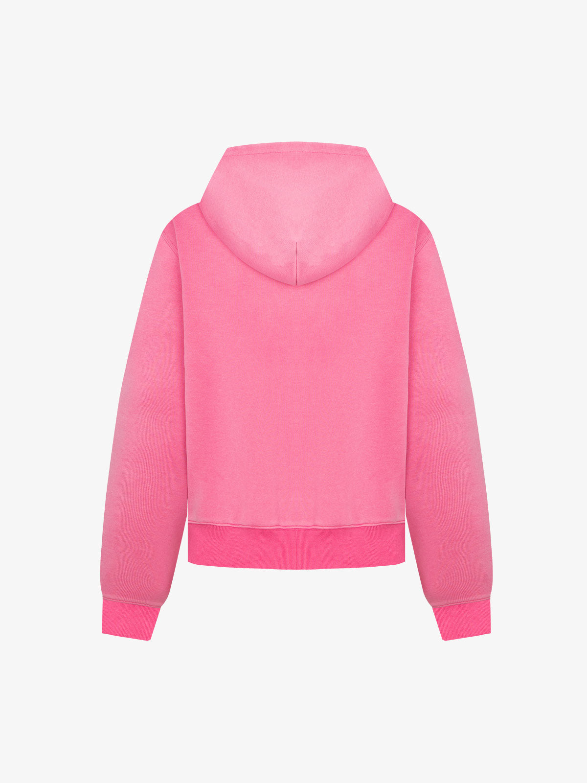 Distressed Napoleon Studded Boxy Zip-Up Hoodie