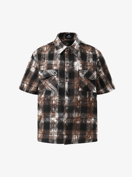 Ombré Plaid Shirt