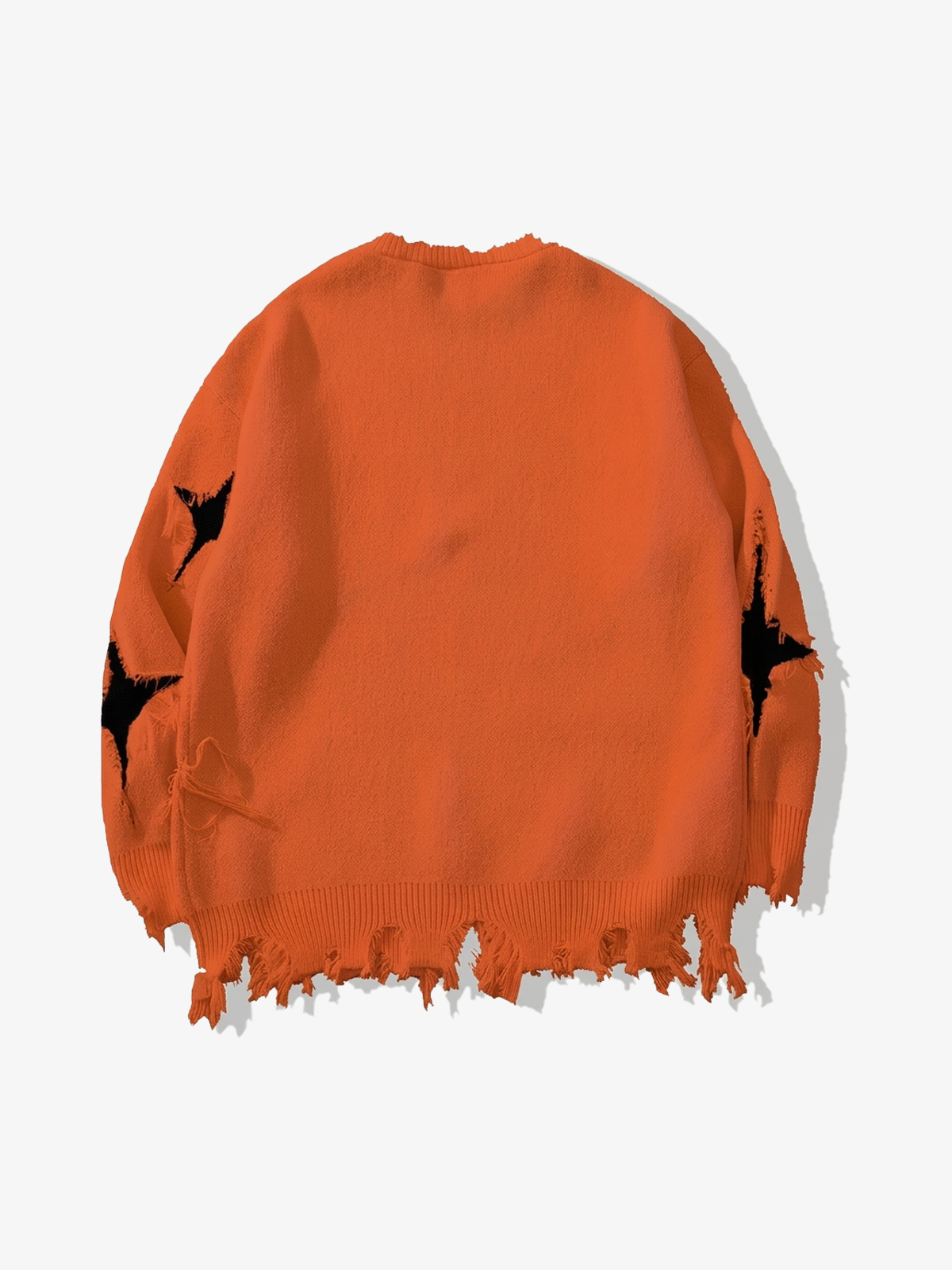 Distressed Skull Jacquard Sweater