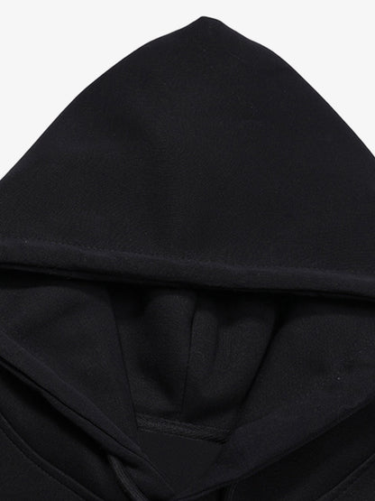 Street Beaded Loose Hoodie 