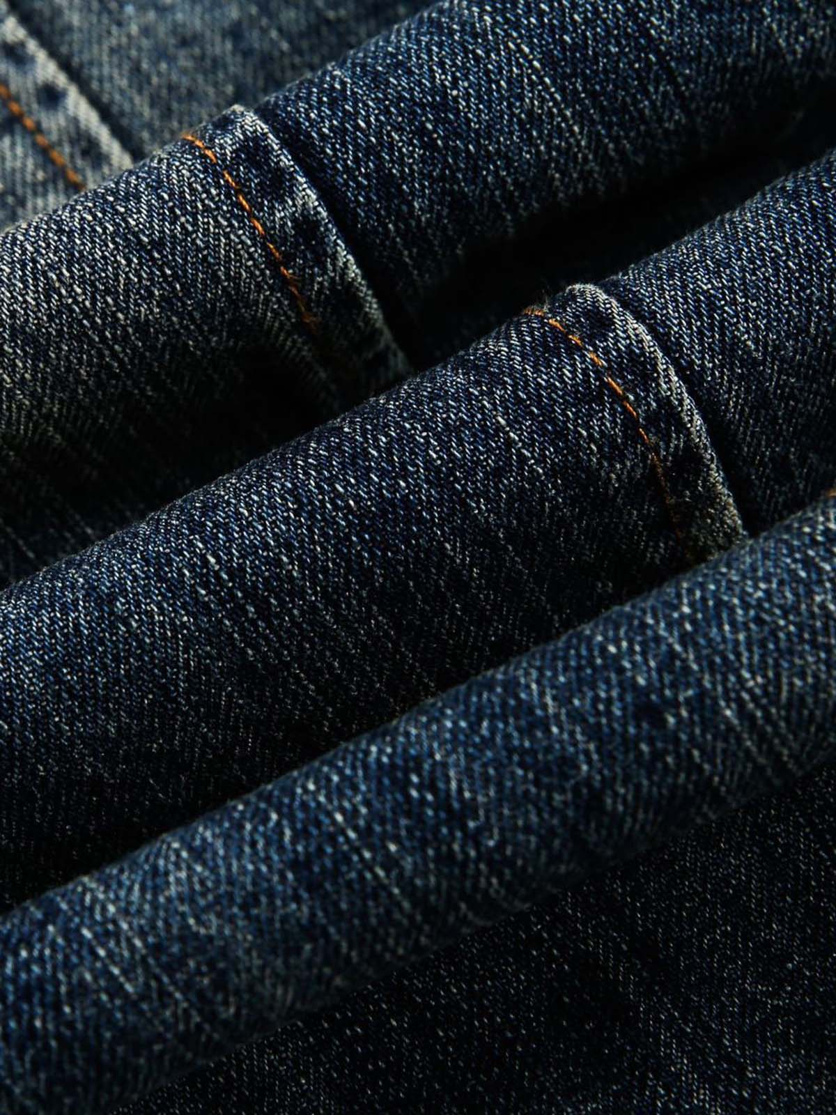 Retro Washed Workwear Denim Hooded Jacket 