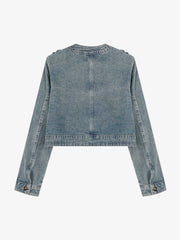Napoleon Cropped Denim Jacket