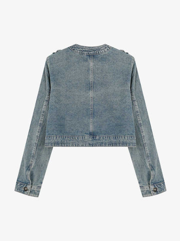 Napoleon Cropped Denim Jacket
