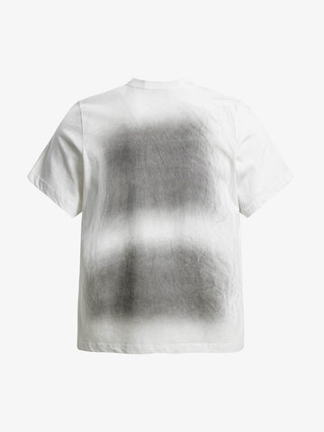 Vintage Airbrush Spray Effect Multi-Badge Graphic T-Shirt