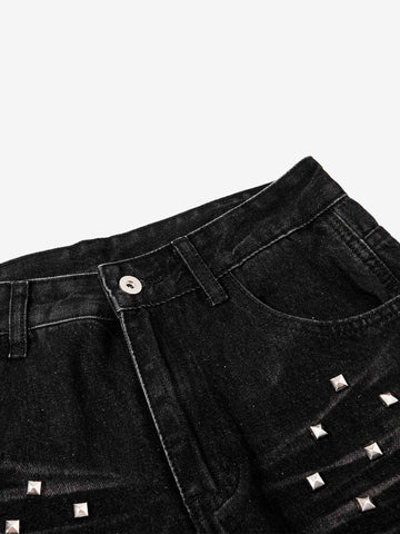 Distressed Flared Jeans