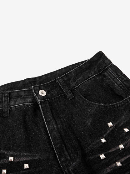 Distressed Flared Jeans