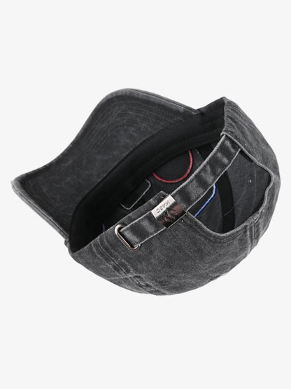 Vintage Distressed Washed Multiple Embroidered Patchwork Baseball Cap 