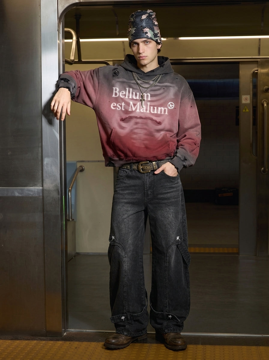 Embroidered Full-Length Jeans