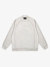 Sweatshirt mit Wildleder-Patchwork