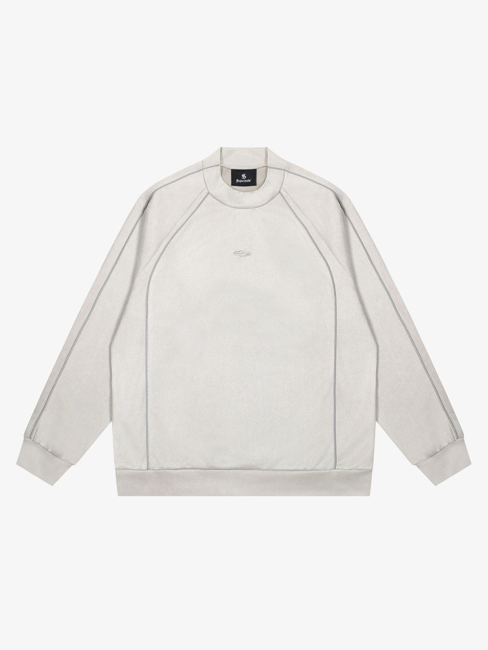 Suede Patchwork Sweatshirt